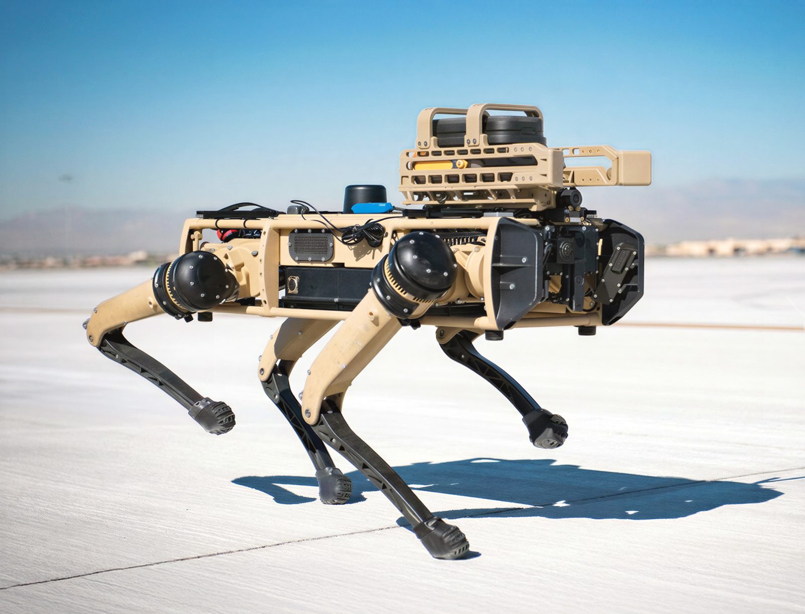 V.D.M integration on quadruped ground platform